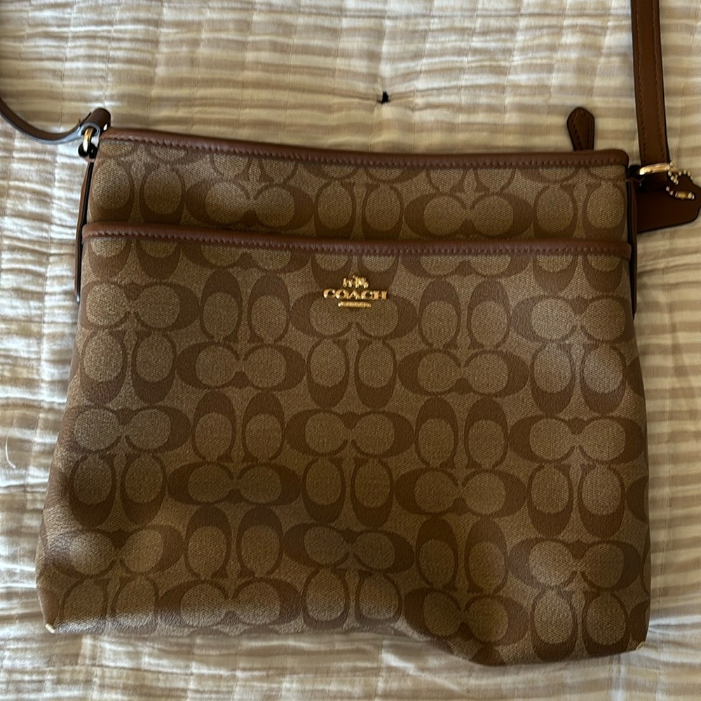 Signature Coach crossbody bag